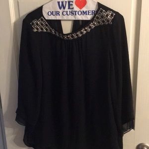 Rebecca Taylor beaded blouse